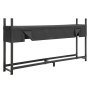 VEVOR Estantería de Leña para Exteriores Carga de 1100 kg Leñero Exterior, Soporte de Madera para Patio, Terraza, Jardín, Chimenea, 1240 x 355 x 2440 mm, con Cubierta Impermeable, Acero al Carbono