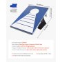 VEVOR Juego de Cornhole, Tablero de Lanzamiento, Aluminio Resistente a la Intemperie, para Interiores y Exteriores, Incluye 8 Bolsas de Frijoles, para Patio, Playa, Camping, 915 x 610 x 255 mm