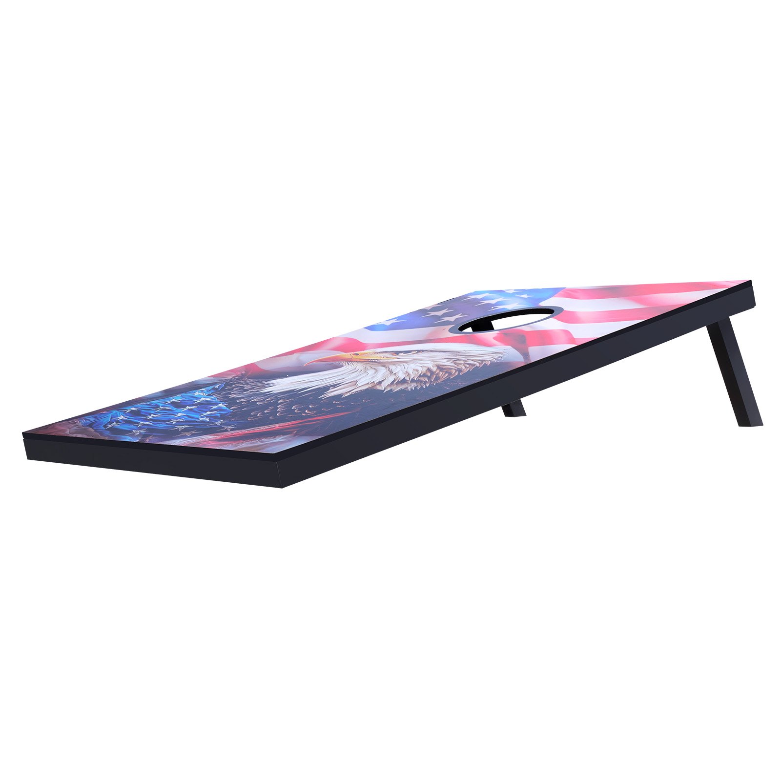 VEVOR Juego de Cornhole, Tablero de Lanzamiento Portátil de Madera MDF, Ideal para Adultos a Jugar en Interiores y Exteriores, con 8 Bolsas de Frijoles y Estuche de Transporte, 900 x 600 x 39 mm