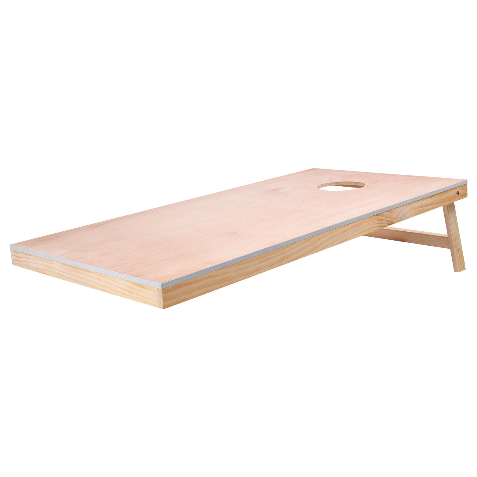 VEVOR Juego de Cornhole, Tablero de Juego de Cornhole de 1,2 x 0,6 m, Madera Maciza, para Interiores y Exteriores para Adultos, Incluye Estuche de Transporte, para Jardín, Patio, Playa, Camping