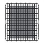 VEVOR Red de Carga de 3020 x 2670 mm Red de Carga Resistente de Carga de 680 kg, 4 Correas Ajustables con Mosquetones y Ganchos en Forma de S, Red de Transporte para Camiones, Jeeps, SUV y Barcos