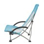 VEVOR Silla de Playa Plegable Capacidad Máxima de 150 kg con Respaldo Alto de Malla, Almohada, Silla de Camping Portátil, Ancho, Resistente con Portavasos para Picnics Barbacoa Exteriores Aire Libre