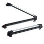 VEVOR Portaequipajes de Techo, para hasta 6 Pares de Esquís/4 Tablas de Snowboard, con Cerradura con Acolchado de Goma, para Transportar Cañas de Pescar y Patinetas, 915 x 85 x 100 mm, Negro