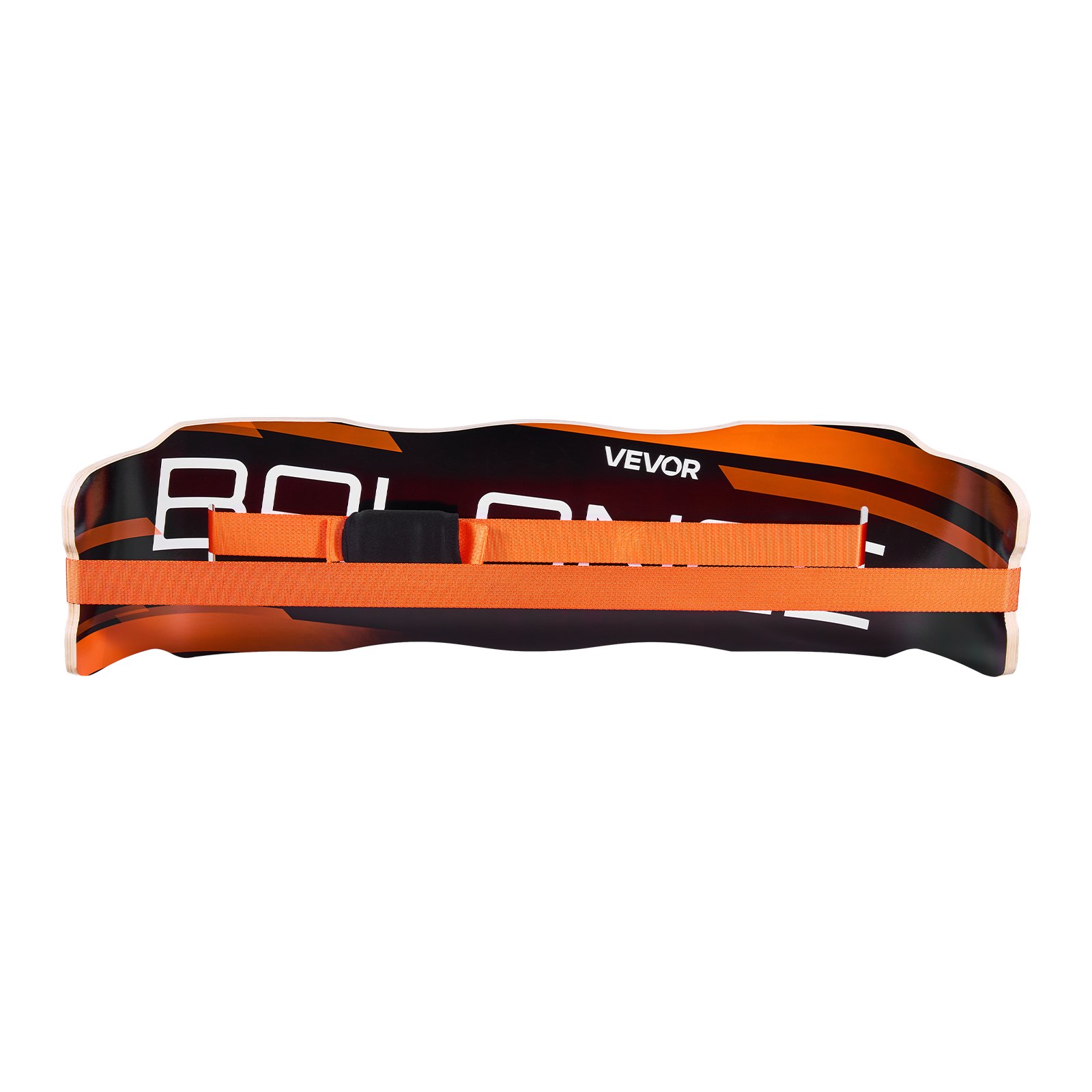 VEVOR Tabla de Equilibrio Curvada de Madera 107 x 28 x 16,5 cm, Entrenador de Tabla de Equilibrio para Adultos, Compacto y Ligero, para Ejercicios de Core, Gimnasio en Casa, Yoga, Pilates, Naranja