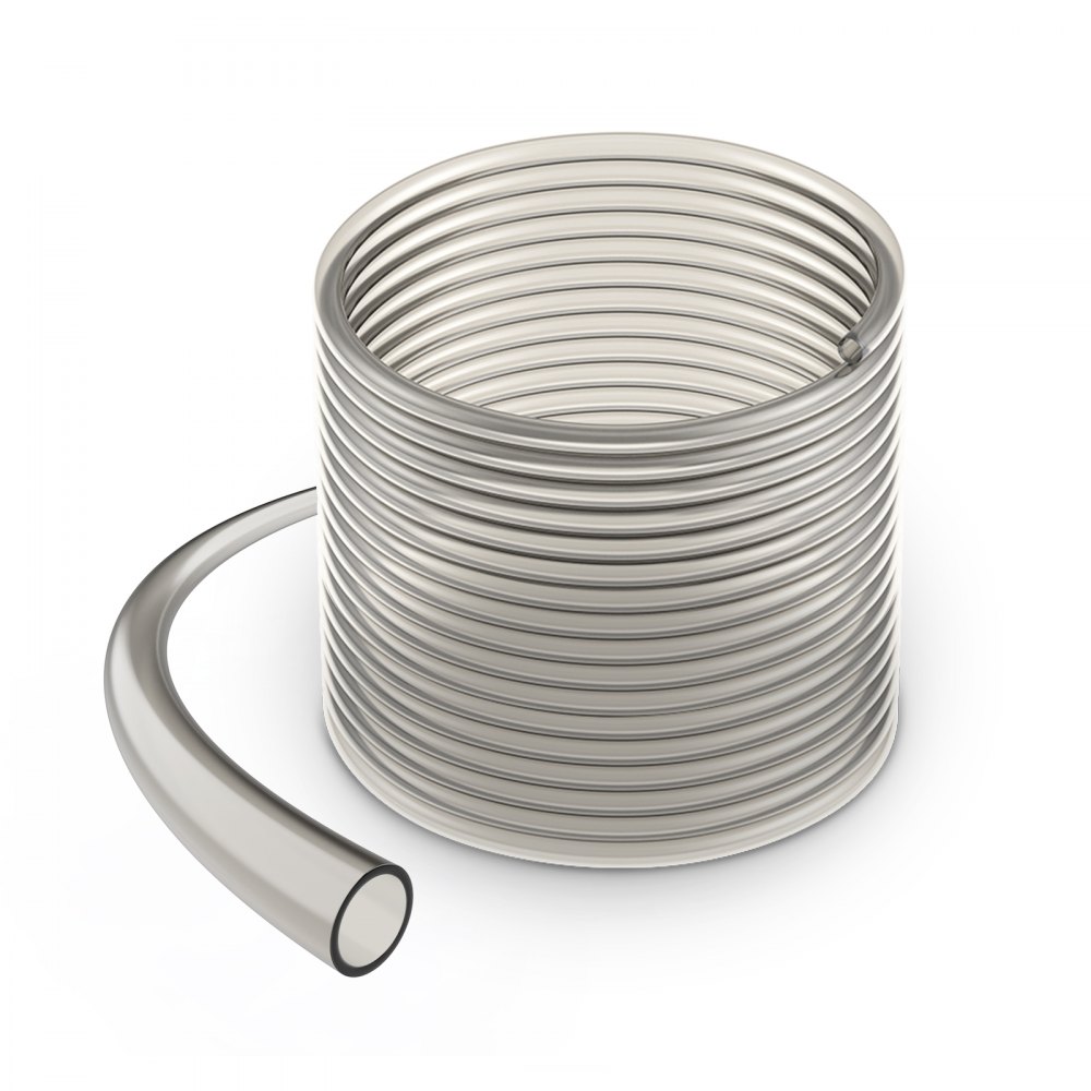 VEVOR Aspirador de Grava para Acuario, Manguera de PVC de 15640 x 220 x 58 mm, Aspirador de Grava para Pecera, Aspirador de Sifón para Pecera, 3 Tipos de Adaptadores de Latón, para Limpieza de Peceras