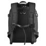 VEVOR Mochila de Viaje para Botas de Esquí, 55 L, para Hombre y Mujer, Impermeable, Exterior e Inferior, Oxford 1680D Resistente, para Snowboard, Casco, Gafas y Guantes, Negro, 410 x 270 x 500 mm