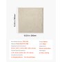 VEVOR Escalones con Estacas para Suelo 4 Piezas 39,5x39,5 cm Forma Cuadrada Piedras Escalonadas Decorativas Resistentes a la Intemperie para Pasarelas Exteriores, Césped, Patio, Paisajismo, Beige