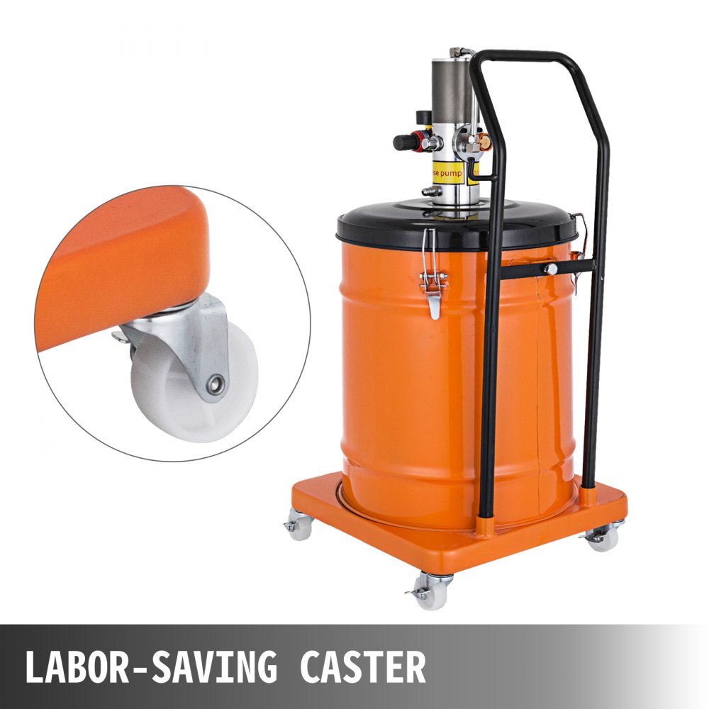 Bomba De Engrase Aire A Presión 40l Engrasadora Neumática Profesional 30-40mpa