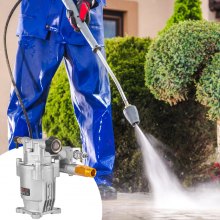 VEVOR Bomba de Hidrolavadora Horizontal con Eje de 19,05 mm 3400 PSI 2,5 GPM