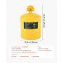 VEVOR Bidón de Combustible Diésel Tipo I 19 L, con Supresor de Llamas, Tapa de Cierre Automático y Embudo de Polietileno, Asa Ergonómica, Contenedor para Almacenamiento de Inflamables, Amarillo