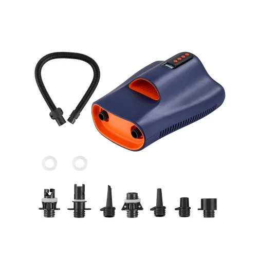 VEVOR Bomba para Tabla de Paddle Surf, 151,6 kPa de Alta Presión, Inflado y Desinflado de Doble Etapa, con Apagado Automático y Conector para Coche, Ideal para Tablas de Paddle Surf Inflables
