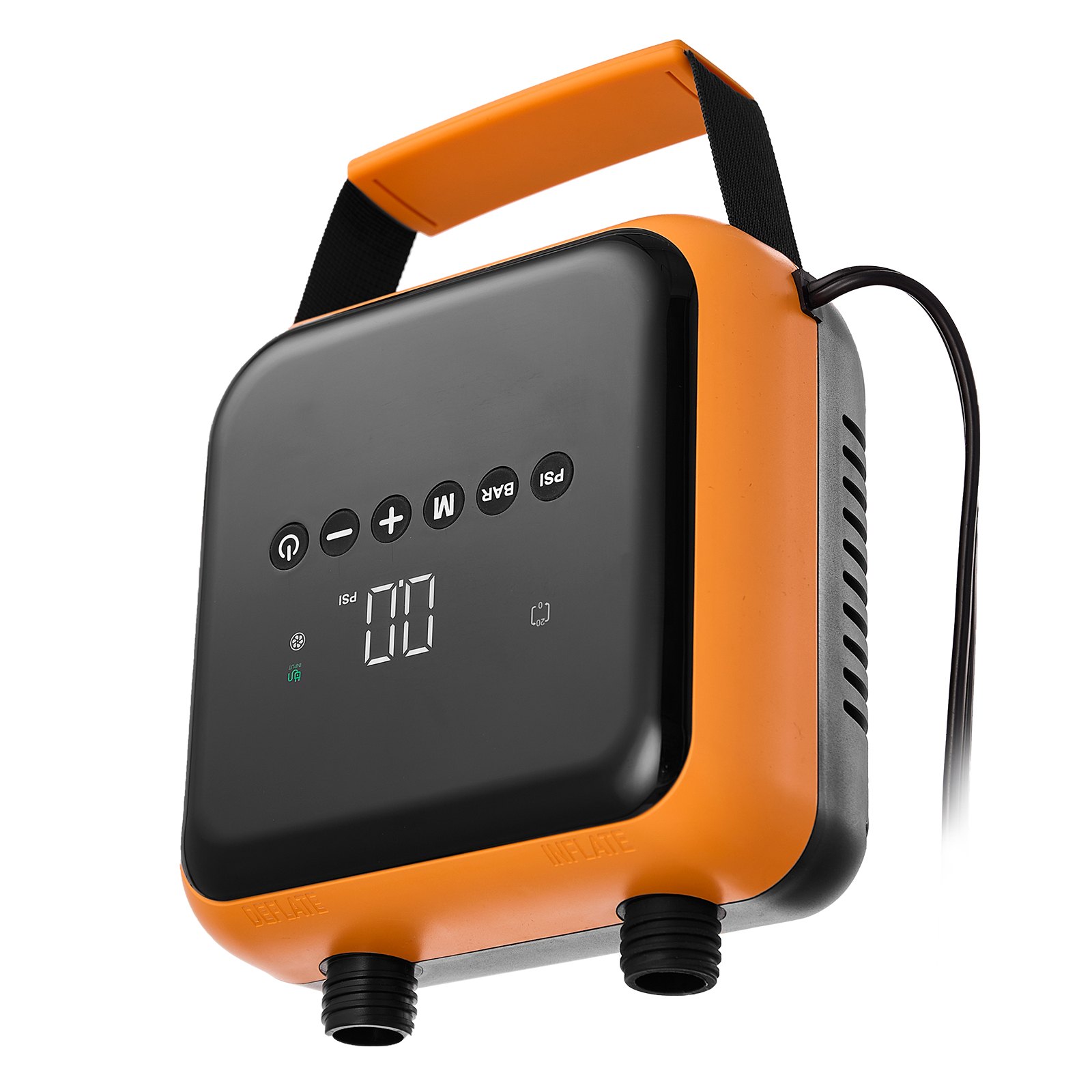 VEVOR Bomba para Tabla de Paddle Surf, 275,7 kPa de Alta Presión, Inflado y Desinflado de Doble Etapa, con Apagado Automático y Conector para Coche, para Tablas de Paddle Surf Inflables, Campaña