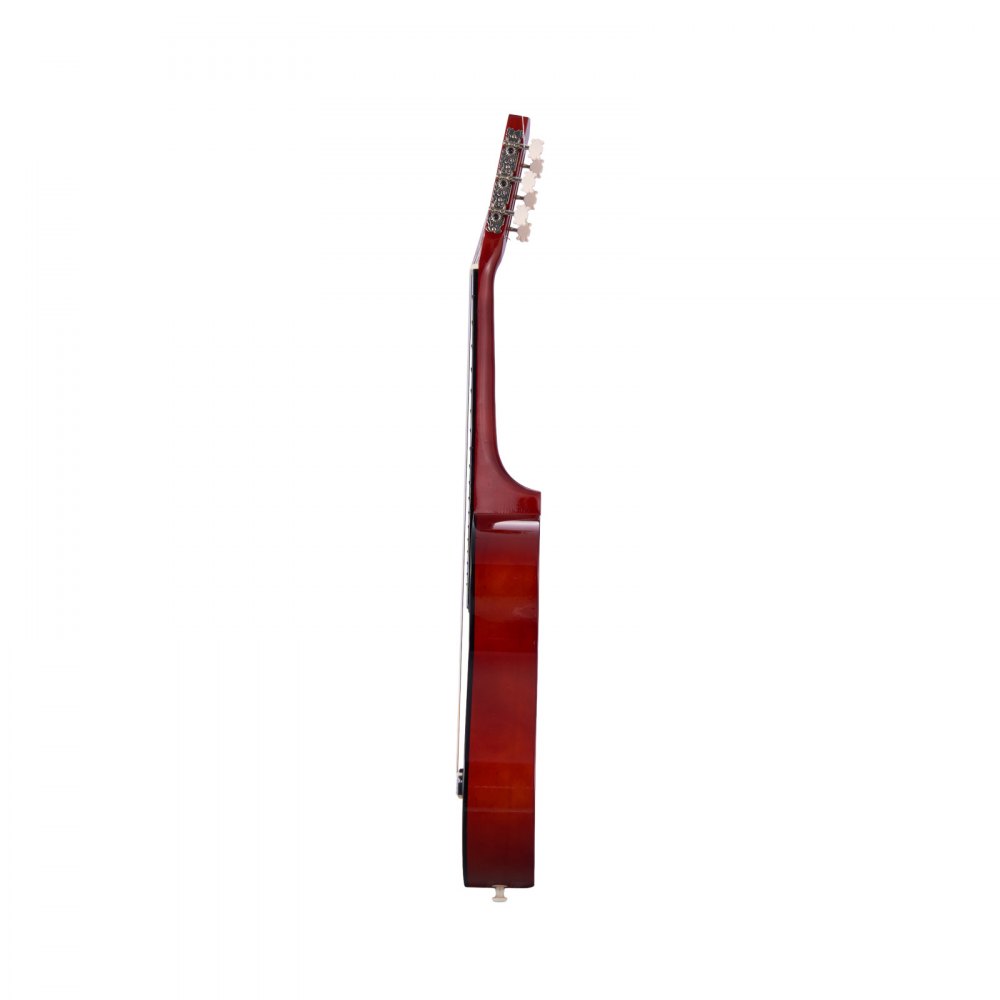 VEVOR Guitarra Clásica, Kit de Guitarra Clásica de Madera de 780 mm con Cuerdas de Nailon, Funda, Correa, Afinador, Cuerdas Adicionales, Púas, Cejilla, Madera de Tilo, Color del Amanecer