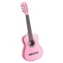 VEVOR Guitarra Clásica, Kit de Guitarra Clásica de Madera de 780 mm con Cuerdas de Nailon, Funda, Correa, Afinador, Cuerdas Adicionales, Púas, Cejilla, Madera de Tilo, para Estudiantes, Rosa