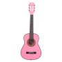 VEVOR Guitarra Clásica, Kit de Guitarra Clásica de Madera de 780 mm con Cuerdas de Nailon, Funda, Correa, Afinador, Cuerdas Adicionales, Púas, Cejilla, Madera de Tilo, para Estudiantes, Rosa