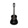 VEVOR Guitarra Clásica, Kit de Guitarra Clásica de Madera de 780 mm con Cuerdas de Nailon, Funda, Correa, Afinador, Cuerdas Adicionales, Púas, Cejilla, Madera de Tilo, para Estudiantes, Negro