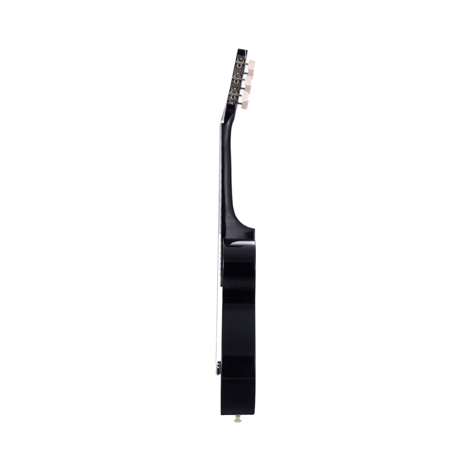 VEVOR Guitarra Clásica, Kit de Guitarra Clásica de Madera de 780 mm con Cuerdas de Nailon, Funda, Correa, Afinador, Cuerdas Adicionales, Púas, Cejilla, Madera de Tilo, para Estudiantes, Negro
