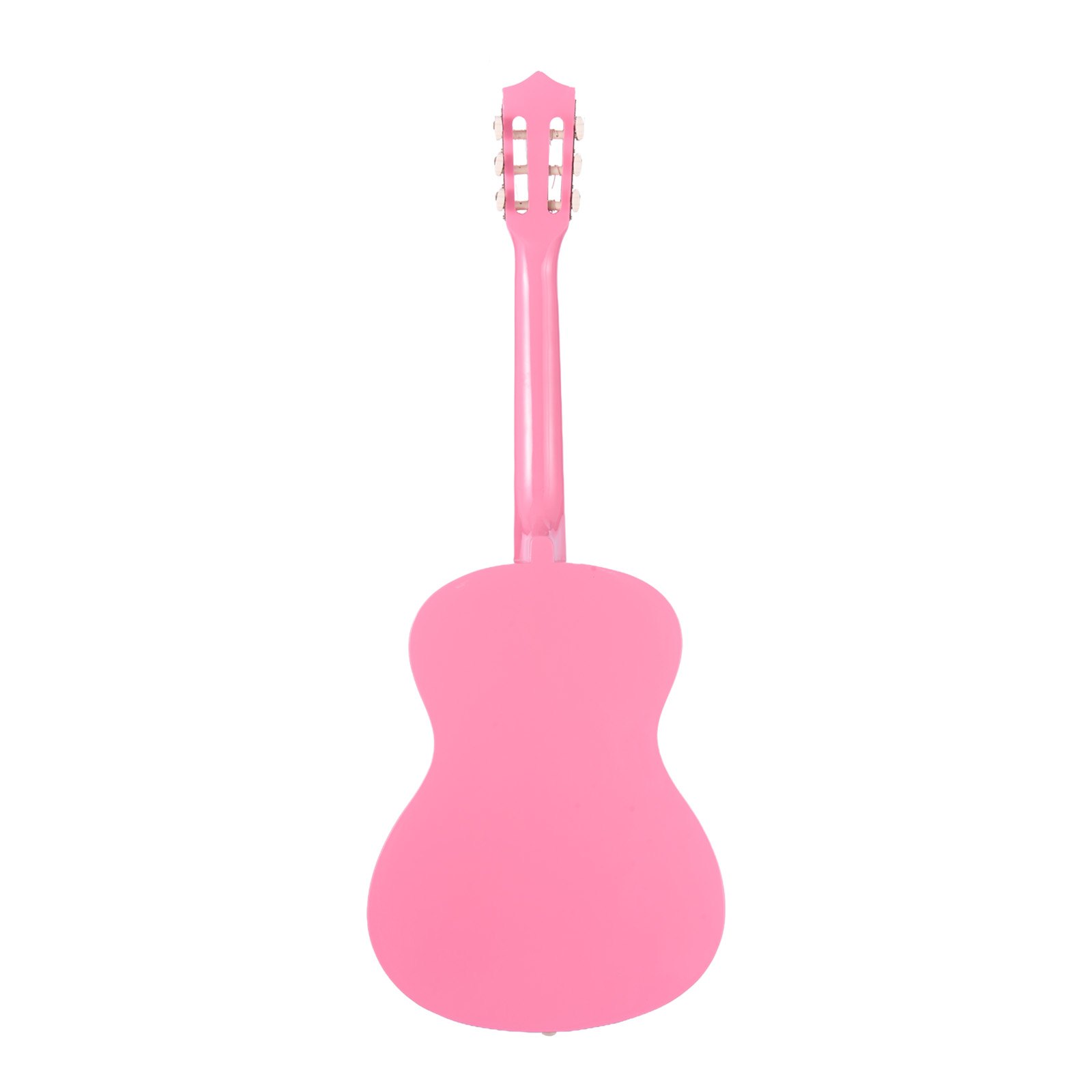 VEVOR Guitarra Clásica, Kit de Guitarra Clásica de Madera de 960 mm con Cuerdas de Nailon, Funda, Correa, Afinador, Cuerdas Adicionales, Púas, Cejilla, Madera de Tilo, para Estudiantes, Rosa
