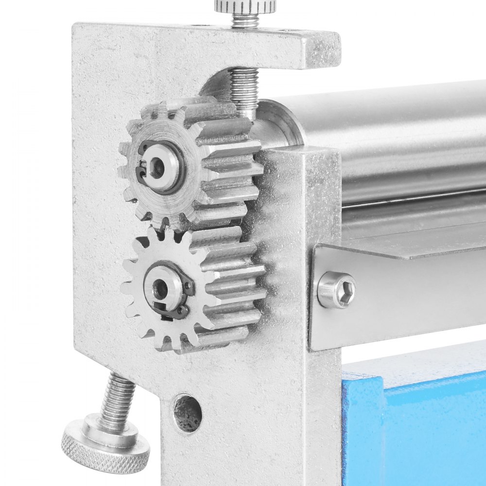 VEVOR Dobladora de Rollos 320mm Máquina Dobladora de Chapa 30mm Calibre 20 con 2 Rodillos Extraíbles Máquina Laminadora para Chapa de Acero con Bajo Contenido de Carbono, Cobre, Aleación de Aluminio