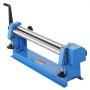 VEVOR Máquina de Rodillos Deslizantes de 610 mm, Dobladora de chapa metálica Calibre 16 Diámetro del Rodillo de 38 mm, con 2 Rodillos Extraíbles, para Acero con Bajo Contenido de Carbono, Cobre