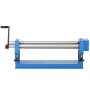 VEVOR Máquina de Rodillos Deslizantes de 610 mm, Dobladora de chapa metálica Calibre 16 Diámetro del Rodillo de 38 mm, con 2 Rodillos Extraíbles, para Acero con Bajo Contenido de Carbono, Cobre