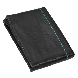VEVOR Tela para Control de Malezas Tela para Jardín de Alta Resistencia Tela Tejida para Control de Malezas de PP Tela Geotextil para Paisajismo Vellón de Malas Hierbas 0,9 x 15,2 m, 108 g/m², Negro | VEVOR ES