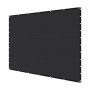VEVOR Toldo de Sombra 305 x 366 cm Tela Parasol con Ojales de Acero Inoxidable Red de Sombreado HDPE 140 g/m² Tejido de Protección con 30 Bridas para Exteriores, Patios, Jardines, Terrazas, Negro