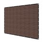VEVOR Toldo de Sombra 244 x 366 cm Tela Parasol con Ojales de Acero Inoxidable Red de Sombreado HDPE 140 g/m² Tejido de Protección con 30 Bridas para Exteriores, Patios, Jardines, Terrazas, Marrón
