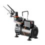 VEVOR Airbrush Kit, 1/6 HP, Air Brush Kit with Air Compressor, 3 Dual-Action Professional Airbrushes with 3 Tips, Hose, Acrylic Paint, 2 Fans, Low Noise, for Cake Decorating, Model Painting, Nail Art