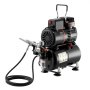 VEVOR Kit de Aerógrafo con Compresor de Aire 1/6 HP con Tanque 3 Aerógrafos de Doble Acción con 3 Boquillas, Manguera, 6 Pinturas Acrílicas, Kit de Pintura para Decoración de Tartas, Maquetas, Uñas