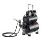 VEVOR Kit de Aerógrafo con Compresor de Aire 1/6 HP Compresor de Aerógrafo de Doble Acción con 3 Boquillas, Manguera, 4 Pinturas Acrílicas, Kit de Pintura para Decoración de Tartas, Maquetas, Uñas