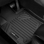 VEVOR Car Floor Mats suitable for Toyota Camry 2018-2024, 3-piece set, inserts for front and second row, weatherproof custom-fit floor mats made of TPE, safe floor inserts for SUV, black