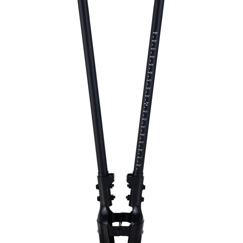 VEVOR Excavadora de Agujeros Manual para Postes Resistente con Mango de Fibra de Vidrio de 1460 mm, Marcas de Escala y Hoja de Metal, Herramienta para Excavar Agujeros para Jardinería y Exteriores