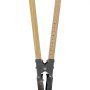 VEVOR Earth Auger 146cm, robust earth auger with wooden handle, hand auger with scale markings and metal blade, post hole spade tool for digging outdoor garden work