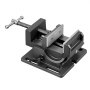 VEVOR Tornillo de Banco Inclinable, Ancho de Mordaza de 10,795 cm, para Taladro de Columna, Inclinación Ajustable de 0 a 90°, para Banco de Trabajo de Carpintería y Mesas, Color Negro, 230 x 190 x 120 mm