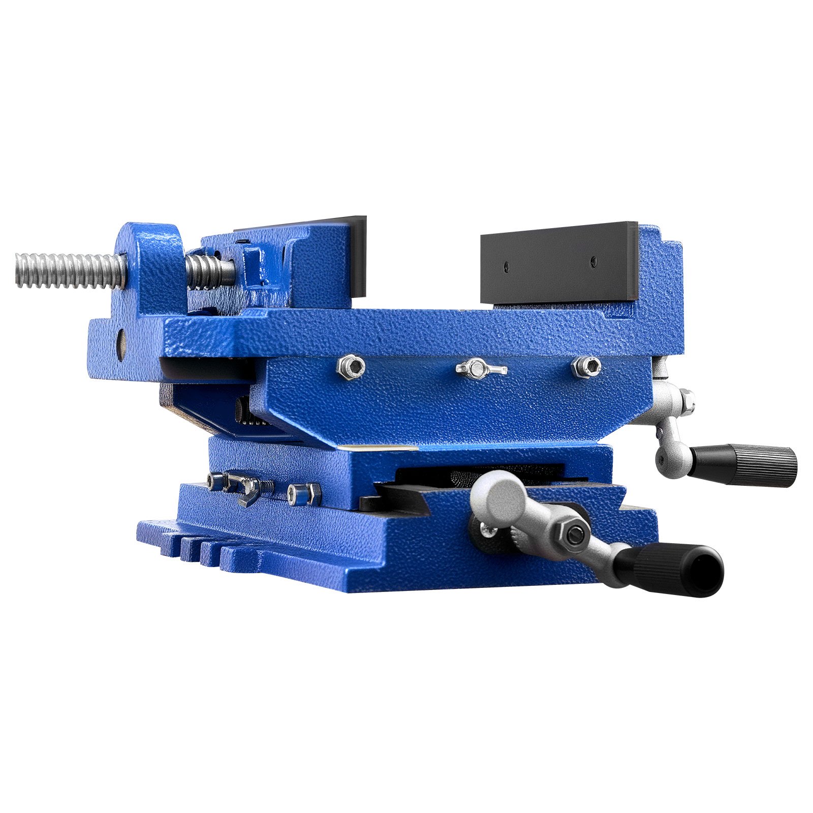 VEVOR Tornillo de Banco Cruzado, Mordaza de 10 cm, Eje XY Bidireccional, Abrazadera de Banco de Hierro Fundido, para Taladrar y Fresar Máquinas CNC de Carpintería, hasta 7 kN, 330 x 310 x 145 mm