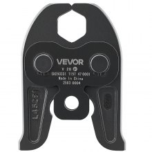 VEVOR Mordaza de Prensado V28 de 28 mm para Tubos de Acero Inoxidable Tipo V