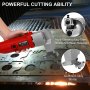 VEVOR Cizallas Eléctricas para Chapa, 500 W 220 V Capacidad de Corte: 2,5mm Cortador de Chapa Eléctrico, 2000 r/min con Cable 2m Tijeras de Acero de Aleación Eléctricas para Cortar Chapa Metálica