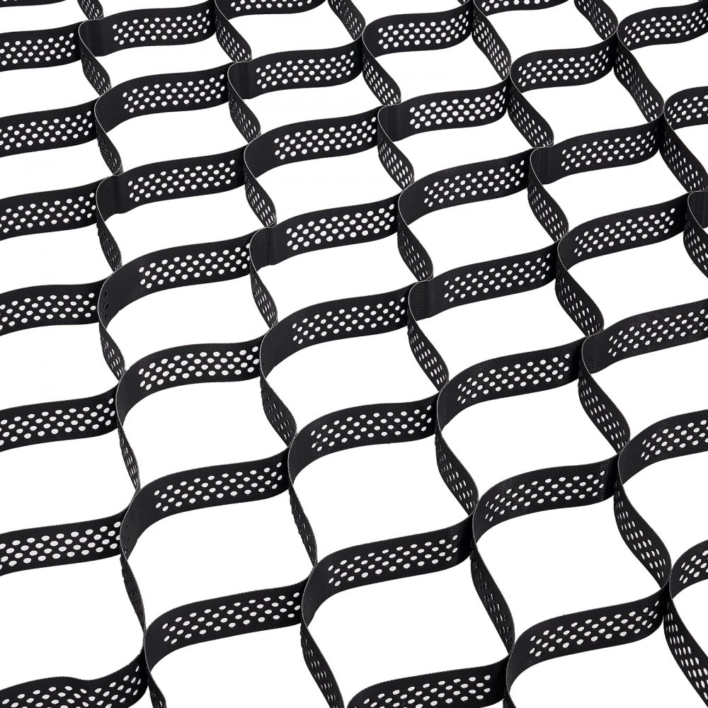 VEVOR gravel grid, 75 mm deep, grass grid 7600x2900 mm, gravel honeycomb, honeycomb grid HDPE, permeable geogrid for driveway stabilization, for garden, terrace, walkway, motorhome parking areas