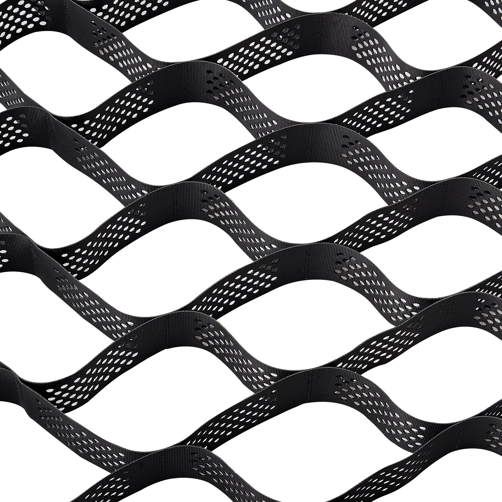 VEVOR Rejilla de Tierra Profundidad de 10 cm Rejilla para Entrada de Grava 520 x 270 cm Base Permeable para Césped para Estabilizar Entradas de Vehículos, Jardines, Patios en Terrenos Inclinados