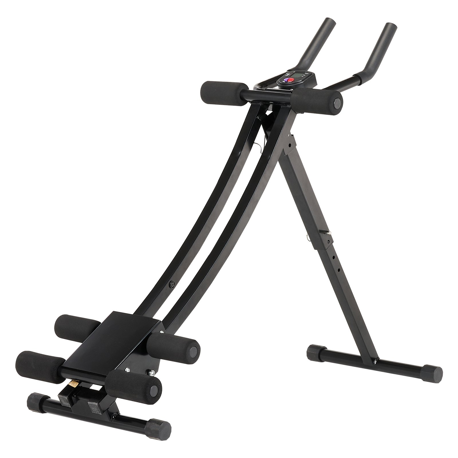 VEVOR Máquina de Ejercicios Abdominales Equipo de Entrenamiento Abdominal para Gimnasio en Casa Capacidad de Peso de 200 kg Máquina de Ejercicios Abdominales para Entrenamiento de Fuerza Ajustable