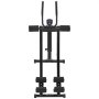 VEVOR Máquina de Ejercicios Abdominales Equipo de Entrenamiento Abdominal Doble Pista para Gimnasio en Casa Capacidad de Peso de 200 kg Máquina de Ejercicios Abdominales Plegable y Ajustable
