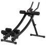 VEVOR Máquina de Ejercicios Abdominales Equipo de Entrenamiento Abdominal Doble Pista para Gimnasio en Casa Capacidad de Peso de 200 kg Máquina de Ejercicios Abdominales Plegable y Ajustable