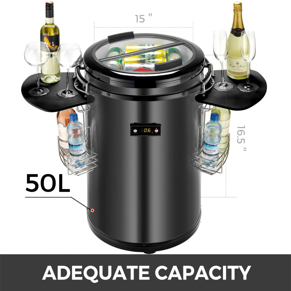Enfriador Vino Refrigerador 50l Party Cooler Portátil Para Fiestas