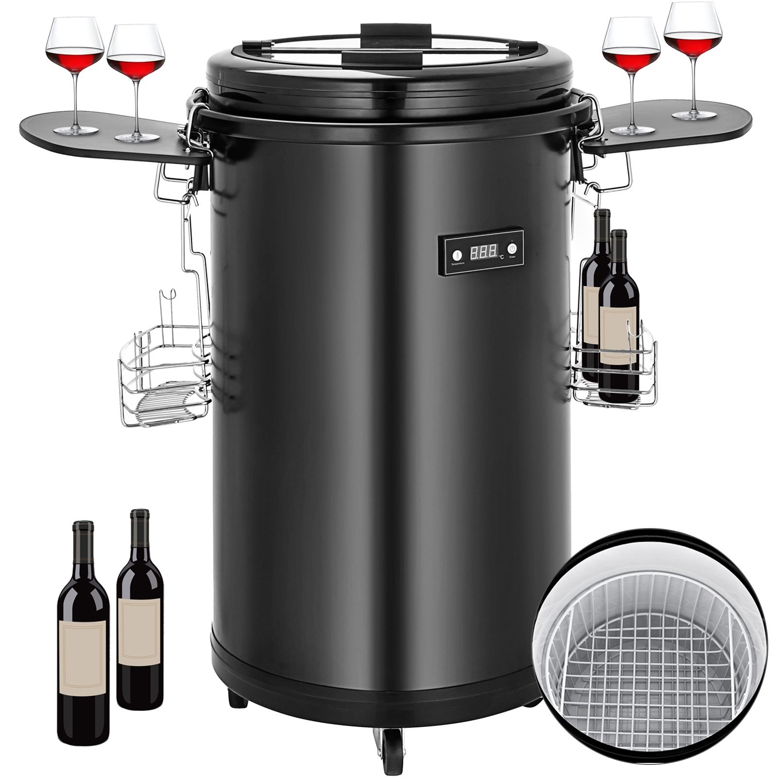 Enfriador Vino Refrigerador 50l Party Cooler Portátil Para Fiestas