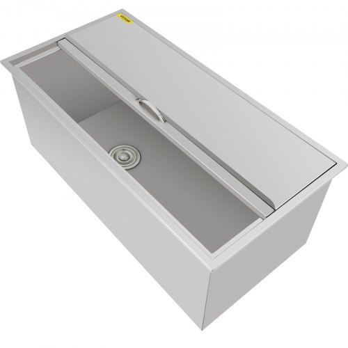 Cubitera De Hielo Ice Chest 91 X 45 cm With Cover Champán Enfriador Restaurante
