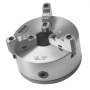 VEVOR Mandril de Torno de 3 Mordazas Diámetro Exterior de 160 mm Autocentrante con Placa de Soporte Roscada, Rango de Sujeción de 3-145 mm con Tornillos de Llave en T para Torno de Madera y Metal