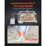 VEVOR Kit de Bomba de Asistencia de Aire para Cortadora y Grabadora Láser, Flujo de Aire Ajustable de 30 L/min, Elimina Humo y Polvo, Reduce la Temperatura de la Superficie, Protege la Lente Láser