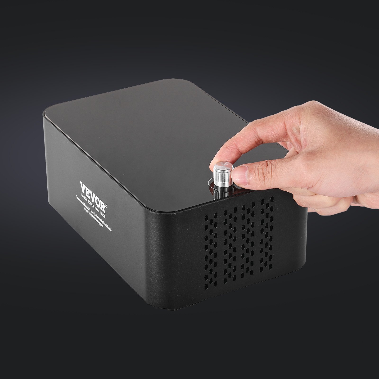 VEVOR Kit de Bomba de Asistencia de Aire para Cortadora y Grabadora Láser, Elimina Humo y Polvo, Reduce la Temperatura de la Superficie, Protege la Lente Láser, Flujo de Aire Ajustable de 50 L/min