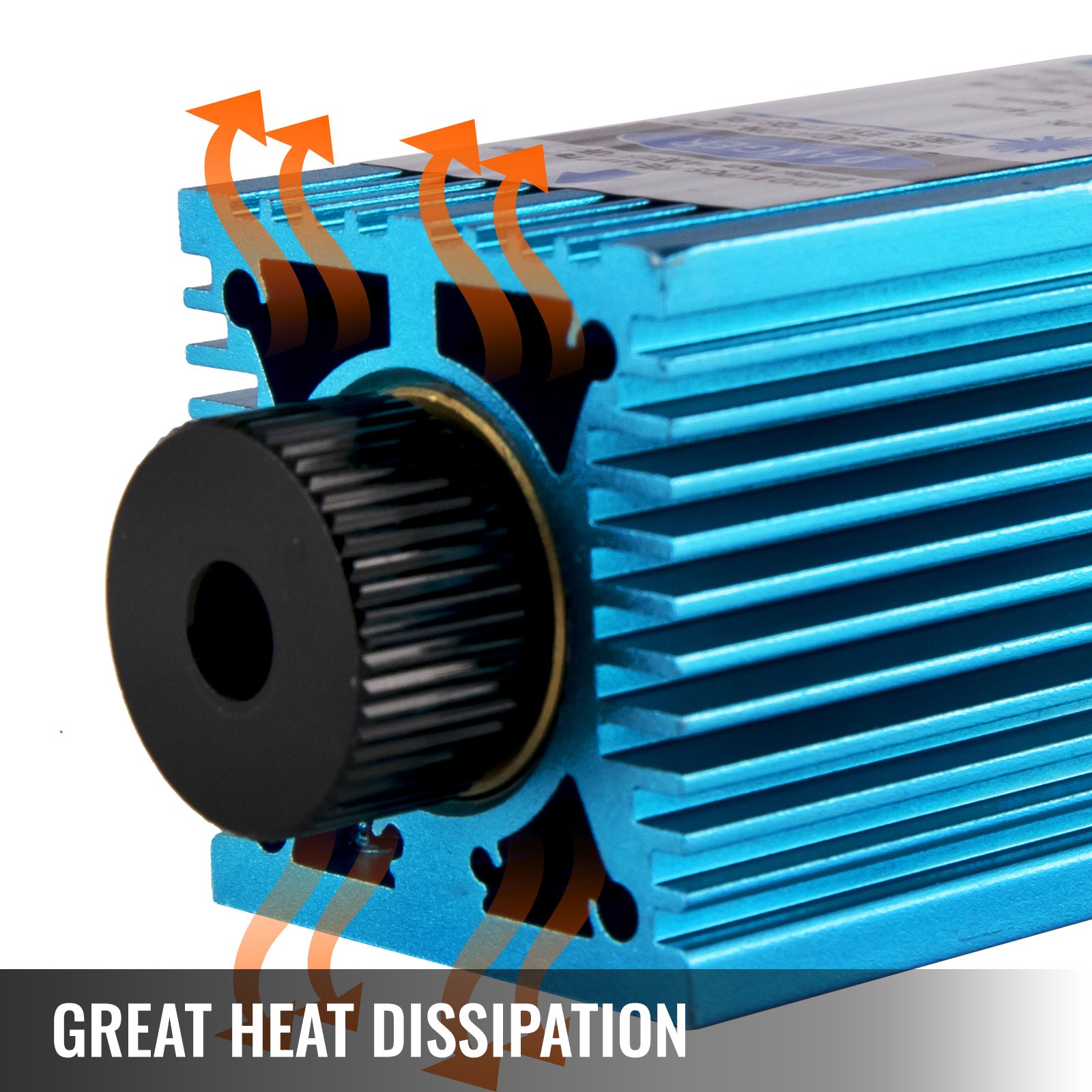 Vevor Kit De Módulo De Cabezal Láser, Kit De Módulo Láser Azul 500mw 12v Pwm/ttl